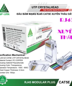 Đầu Rj45 Vp Link Cat5e Xuyên Thấu