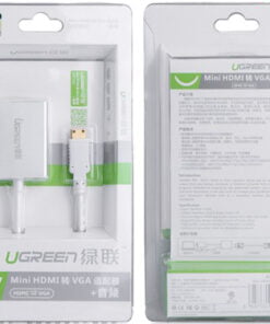 Cap Chuyen Mini Hdmi Sang Vga Va Audio Ugreen Ug 40217 2
