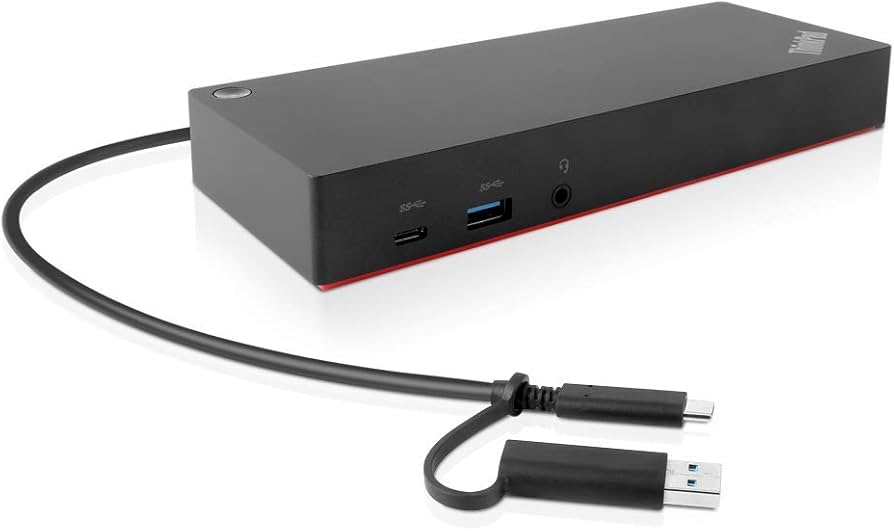 LENOVO ThinkPad Hybrid USB-C with USB-A Dock (40AF0135EU) (3x USB3.1, 2x USB2.0, LAN 1000, HDMI, 2x Display Port, 1x Combo Audio Jack, 1x USB-C)