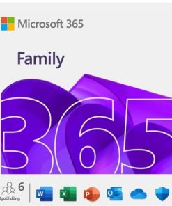 Phần mềm Microsoft 365 Family (Tối đa 6 user, 12 tháng)